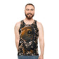 Business Dinosaur Cherry Blossom Tank Top #2