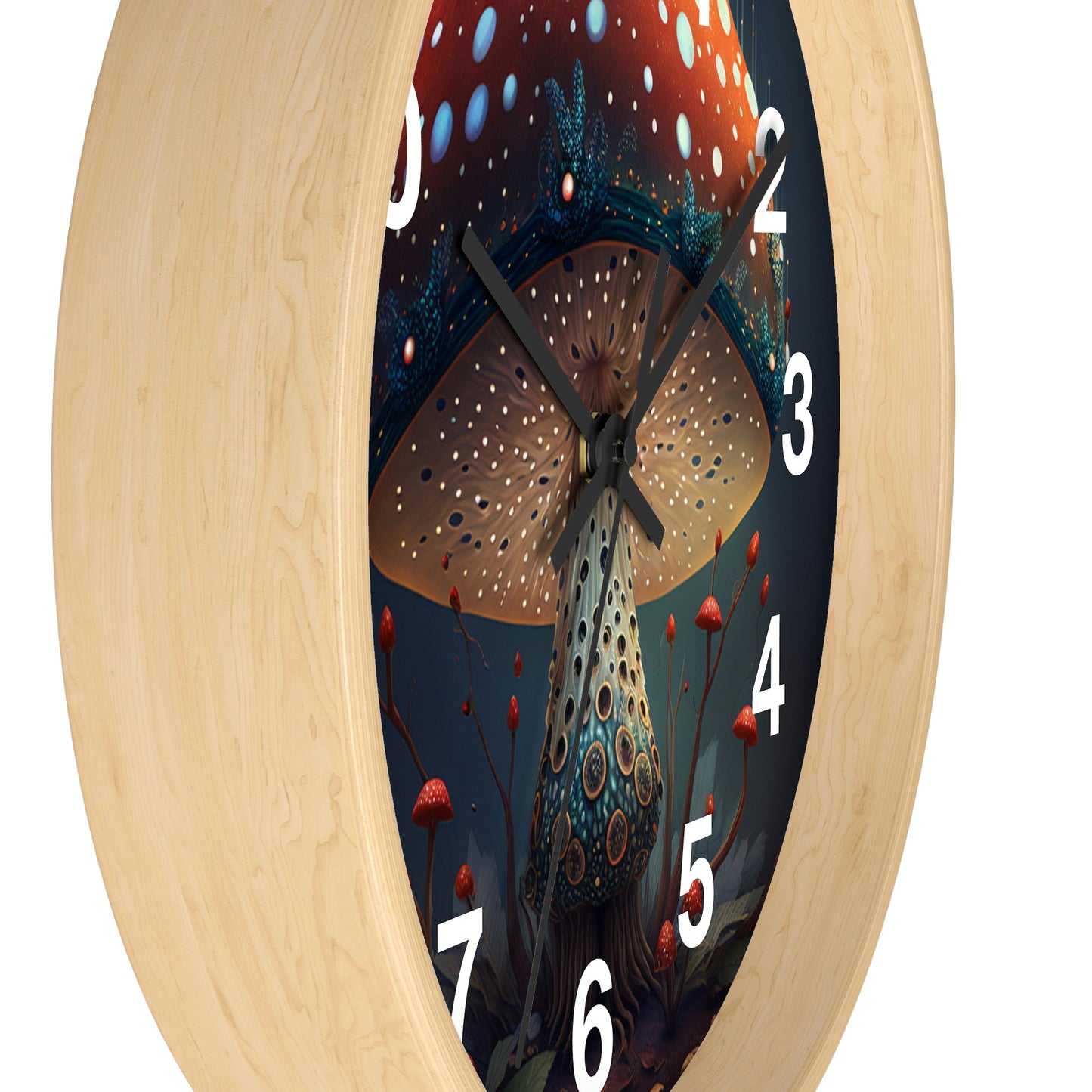 Amanita Dreams Wall Clock w/ numbers