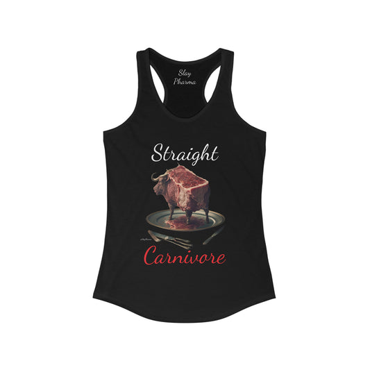 Straight Carnivore Women's Ideal Racerback Tank