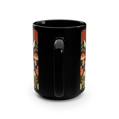 Mushroom Pattern Mug #2, 15oz