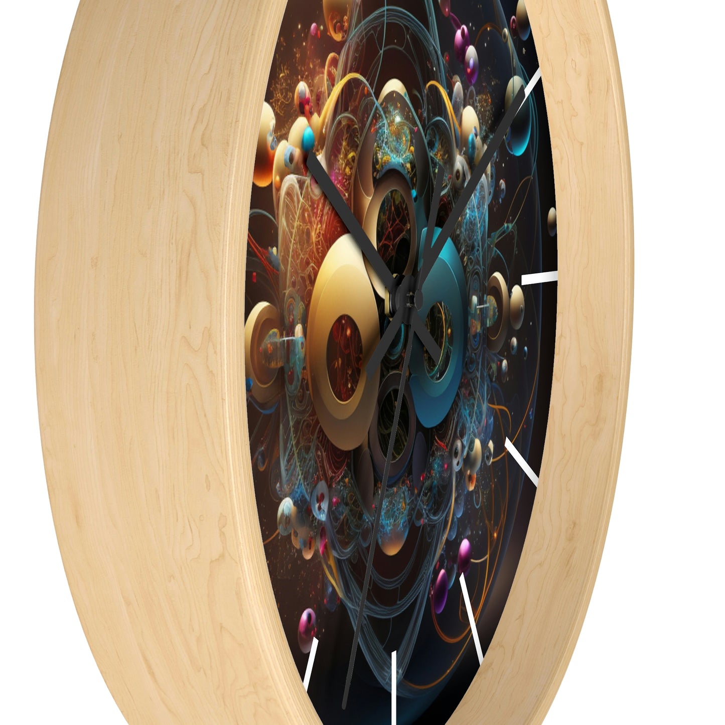 Atomic Wall Clock #4 w/ lines