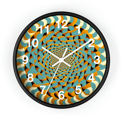 Optical Illusion Wall Clock w/ numbers