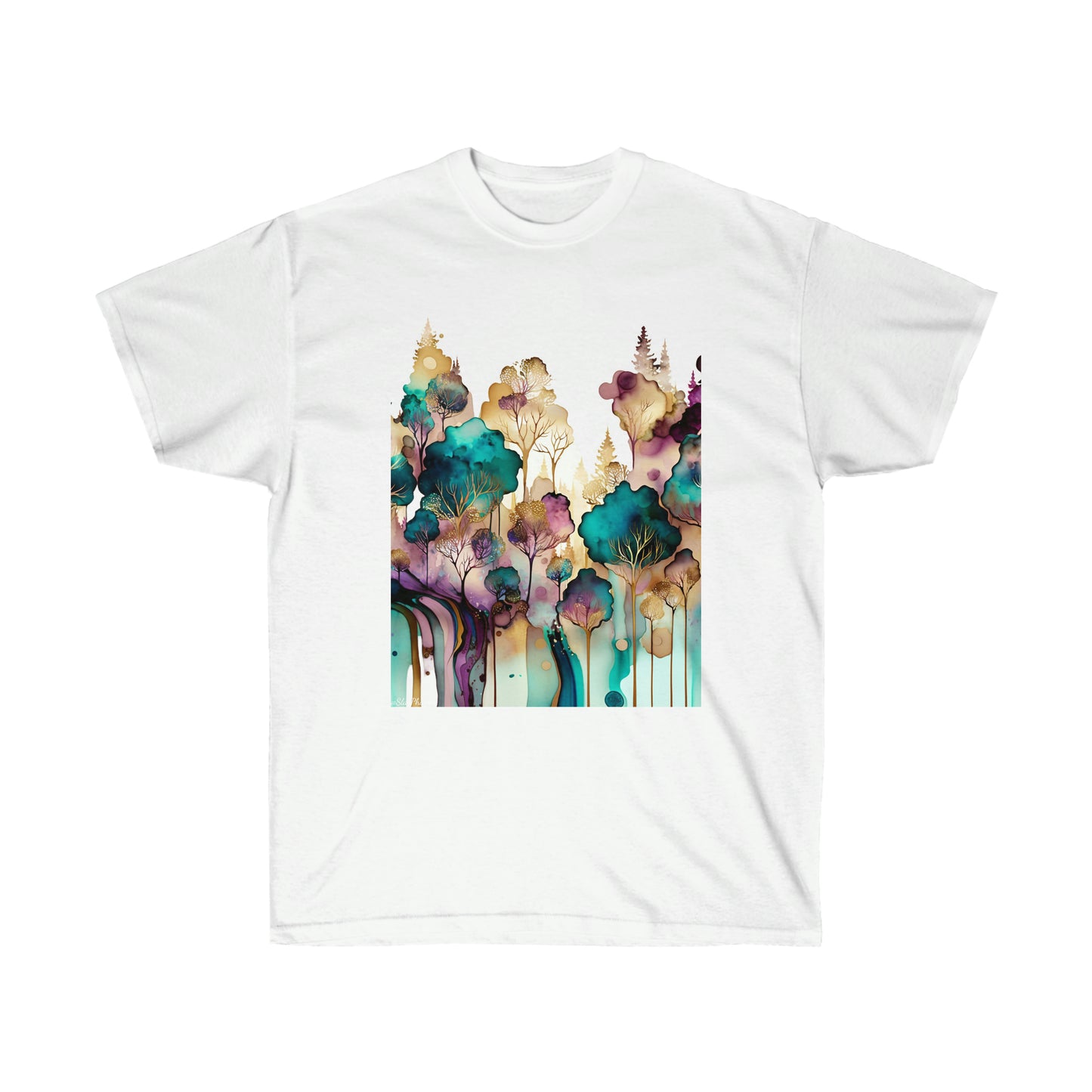 Water color forest Unisex Tee