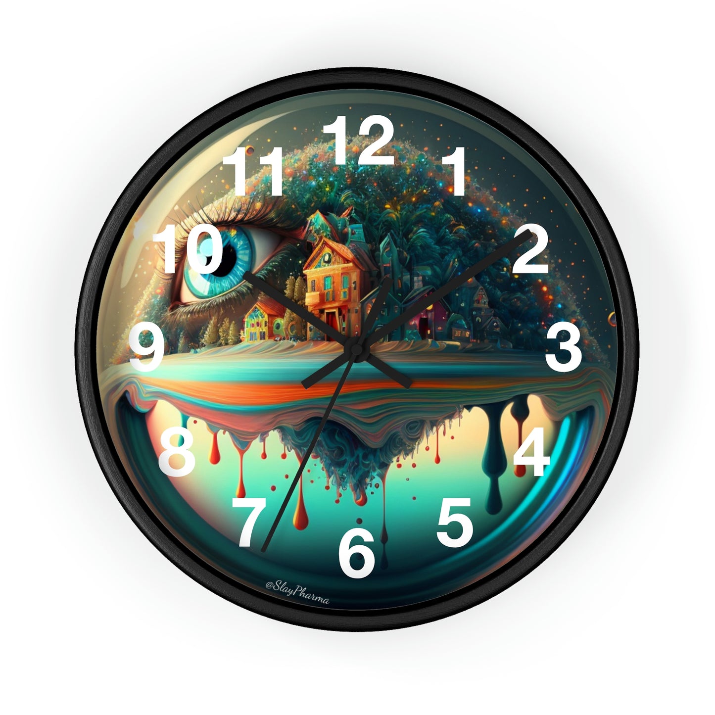 Other Worlds Wall Clock #2 w/ numbers