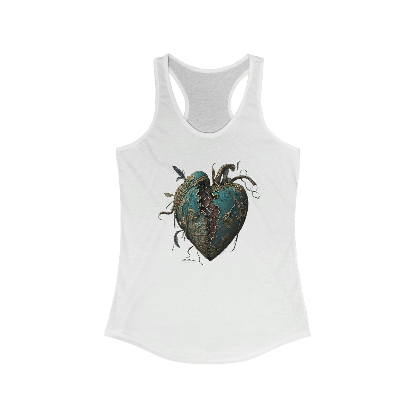 Victorian Broken Heart Women's Ideal Racerback Tank