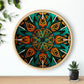 Mandala Wall Clock w/ lines