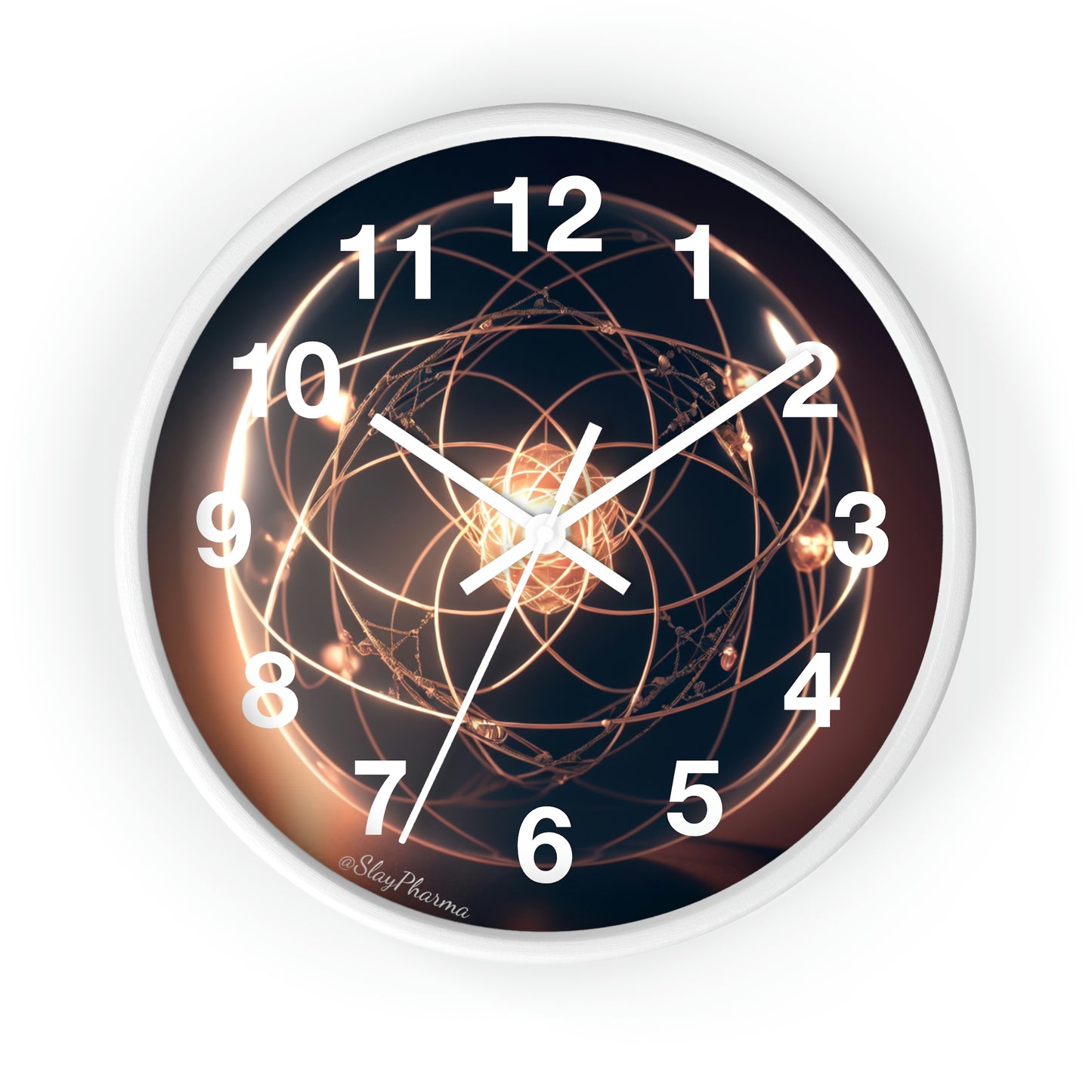 Atomic Wall Clock #1 lines