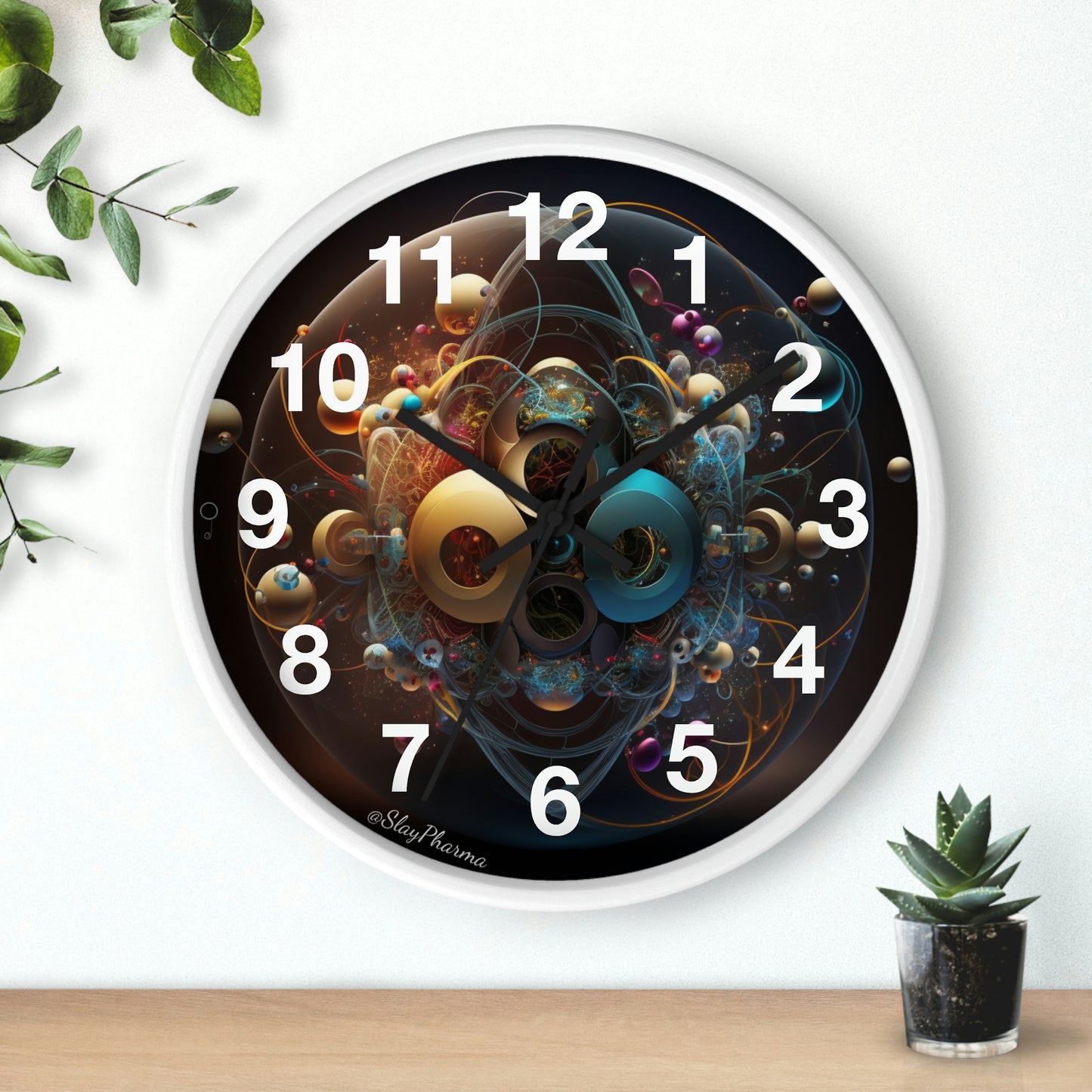 Atomic Wall Clock #4 w/ numbers