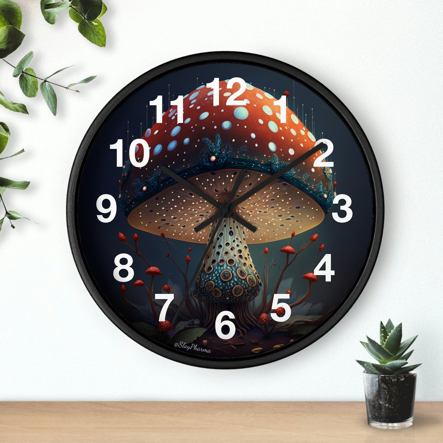 Amanita Dreams Wall Clock w/ numbers