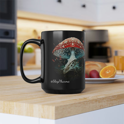 Magic Mushroom Mug #2, 15oz
