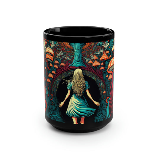 Alice Magic Mushroom Mug, 15oz