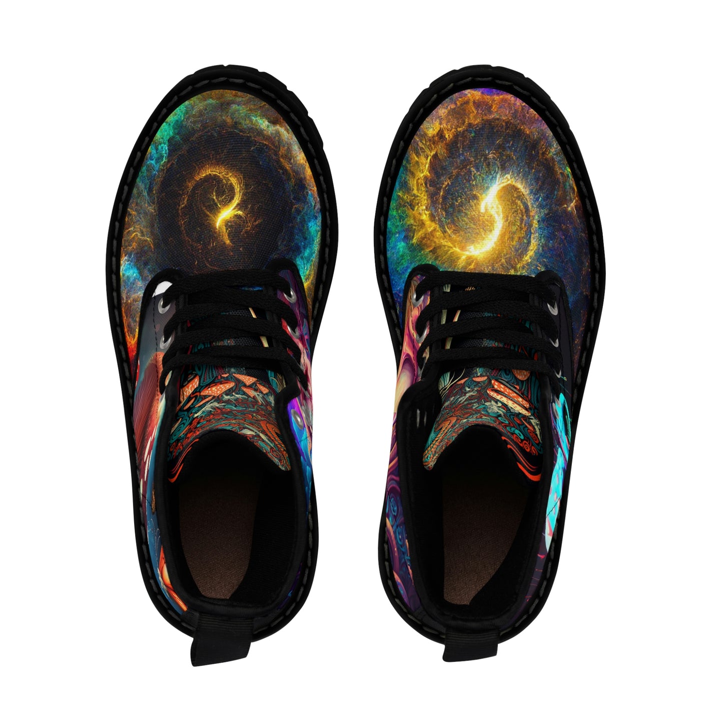 Men's Psychedelic Mushroom inspired boots