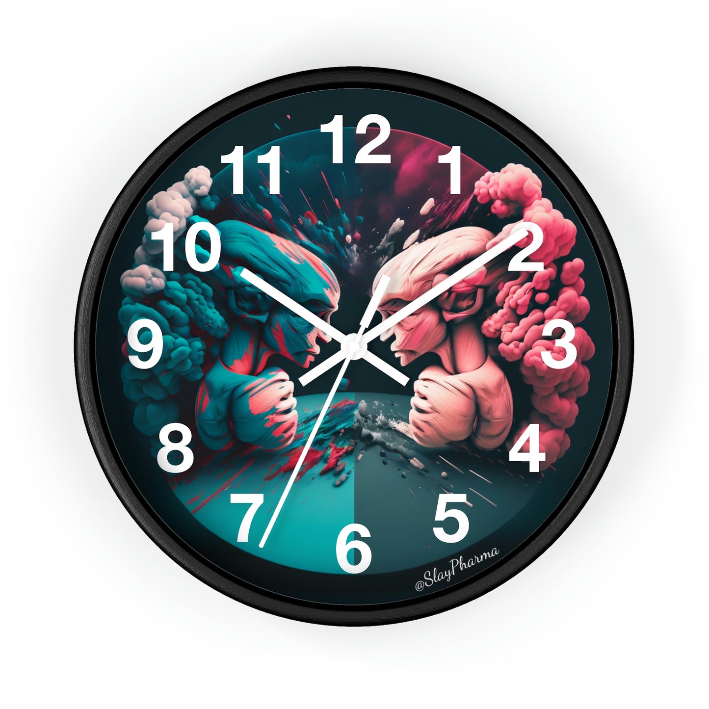 Duality Wall Clock #2 w/ numbers