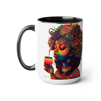 Morning Ritual Goddess Coffee Mug, 15oz