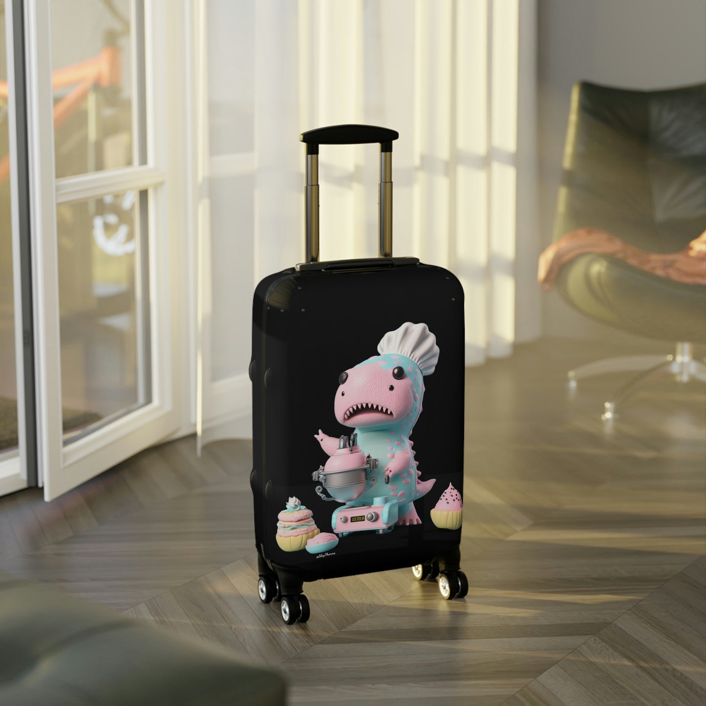 Dinosaur Baker Luggage Cover #4