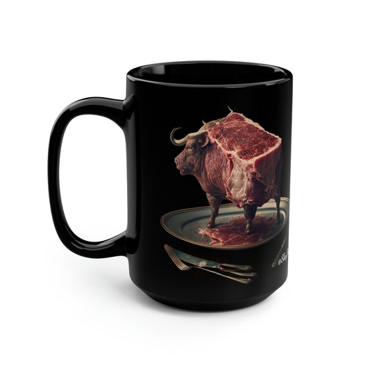 "Extra Rare" Black Mug, 15oz