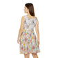Floral Pattern Women's Skater Dress #3 v2