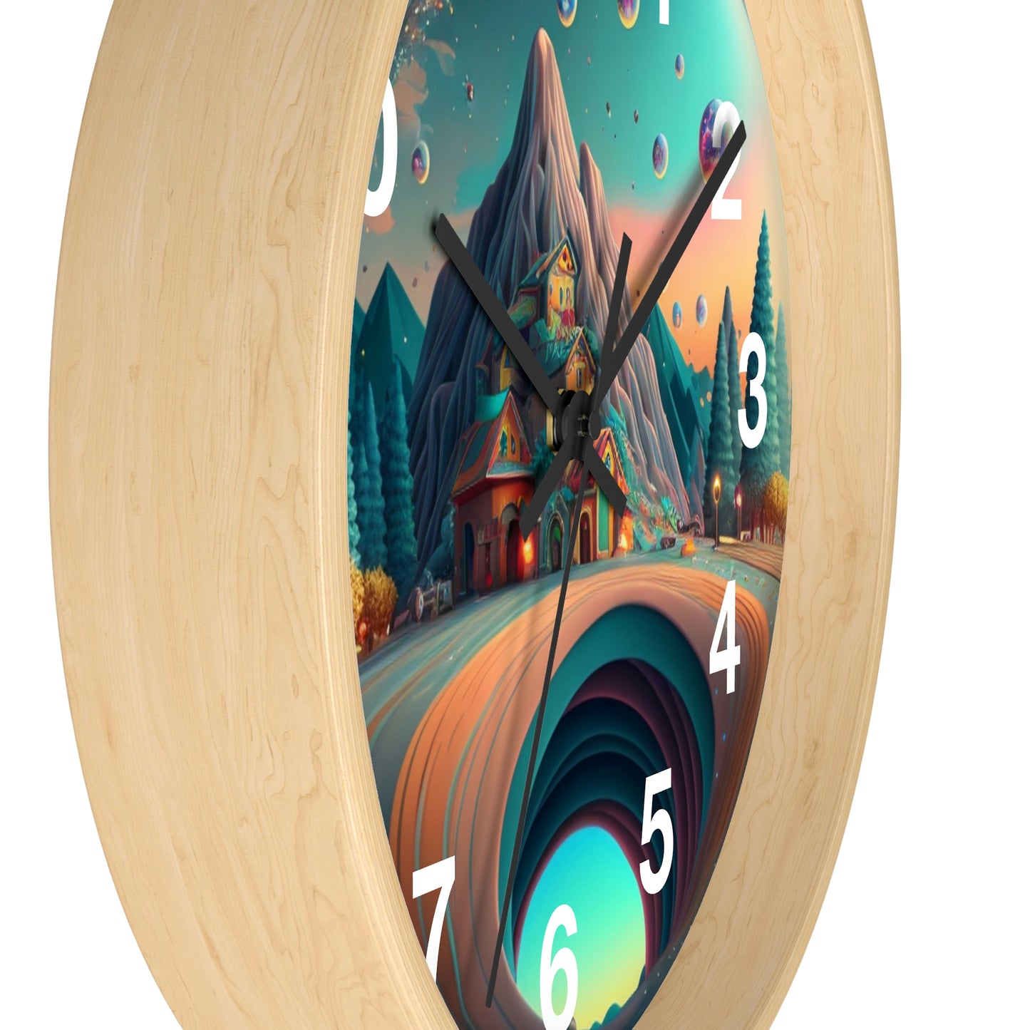 Other Worlds Wall Clock #3 w/ numbers