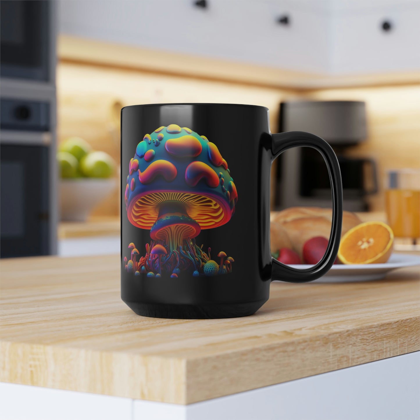 Magic Mushroom Mug #3, 15oz