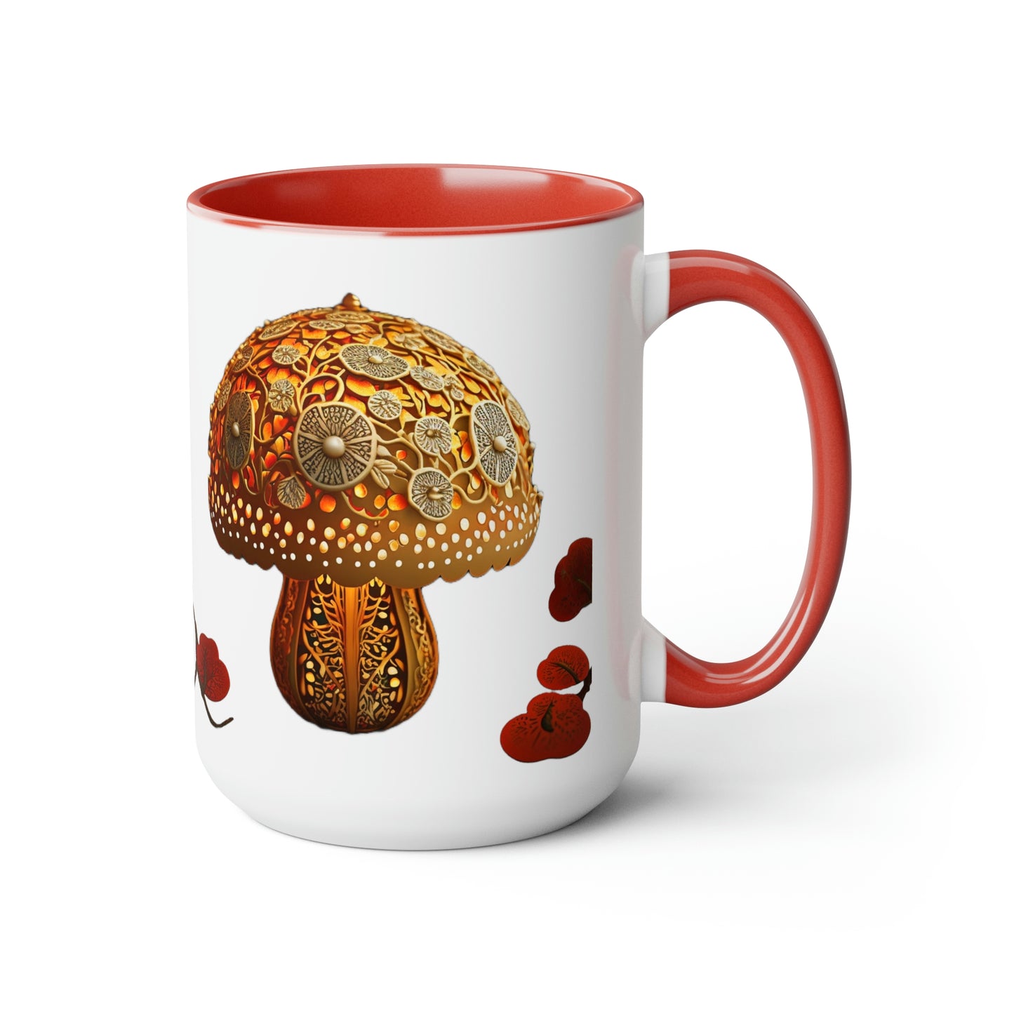 Fancy Mushroom Coffee Mug, 15oz