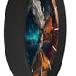 Duality Wall Clock #3 w/ lines
