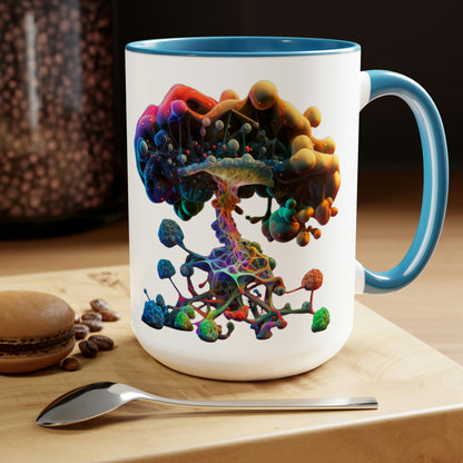 Tree of Infinite Possibility Mushroom Coffee Mug, 15oz