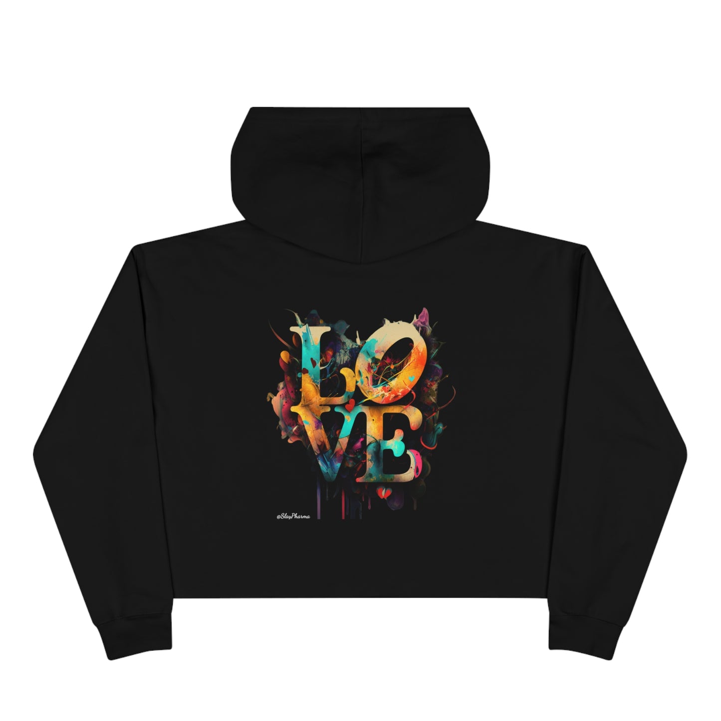 Live Like a Lotus Life Crop Hoodie