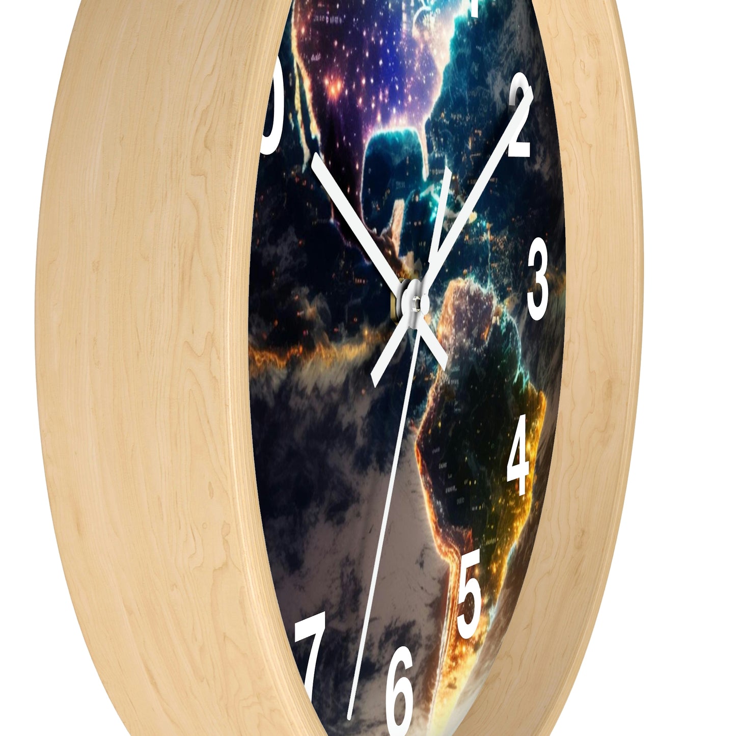 Late Night Glow Wall Clock w/ numbers