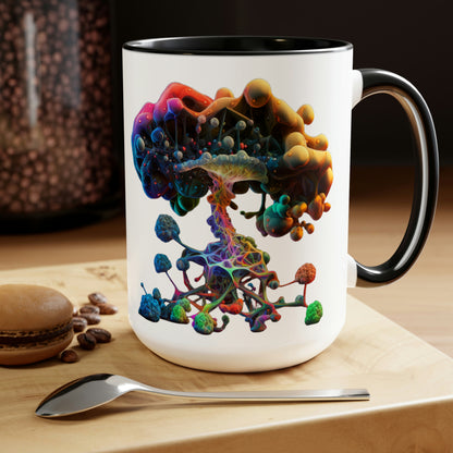 Tree of Infinite Possibility Mushroom Coffee Mug, 15oz