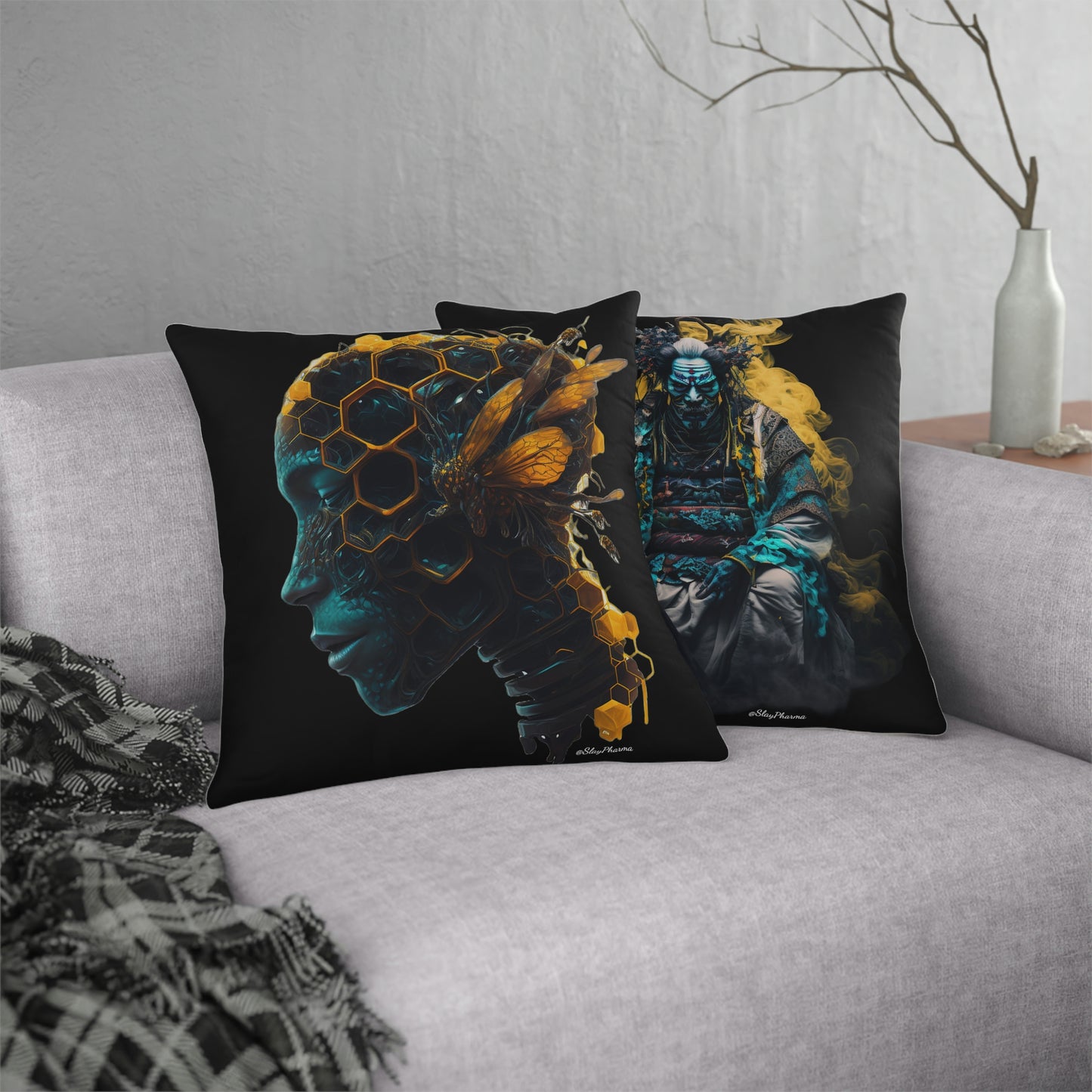 "Silent Buzz/ Silent Warrior" Waterproof Pillows