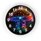 Glowing Mushroom Wall Clock w/ numbers