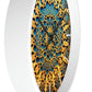 Muqarnas pattern Wall Clock w/ lines