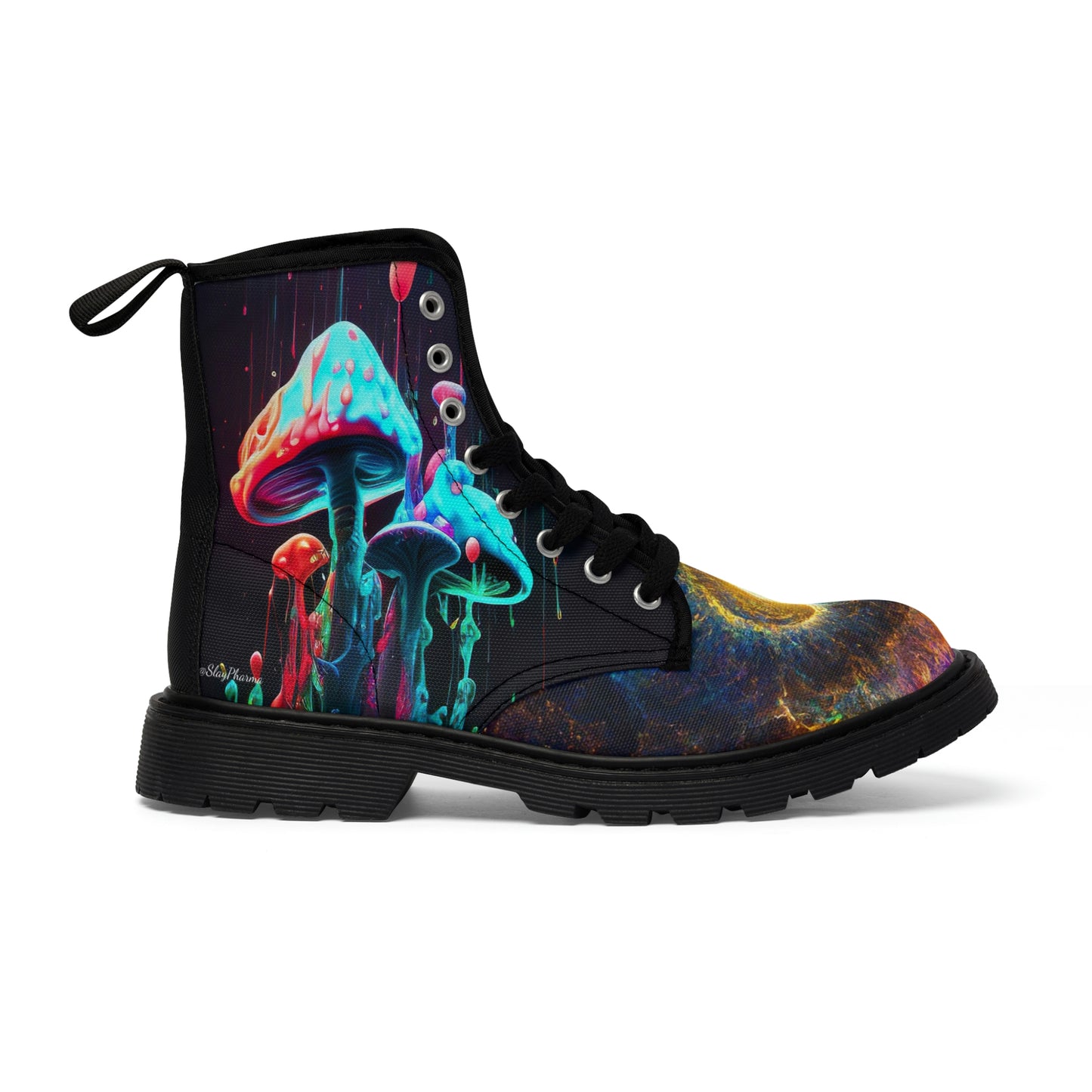 Men's Psychedelic Mushroom inspired boots