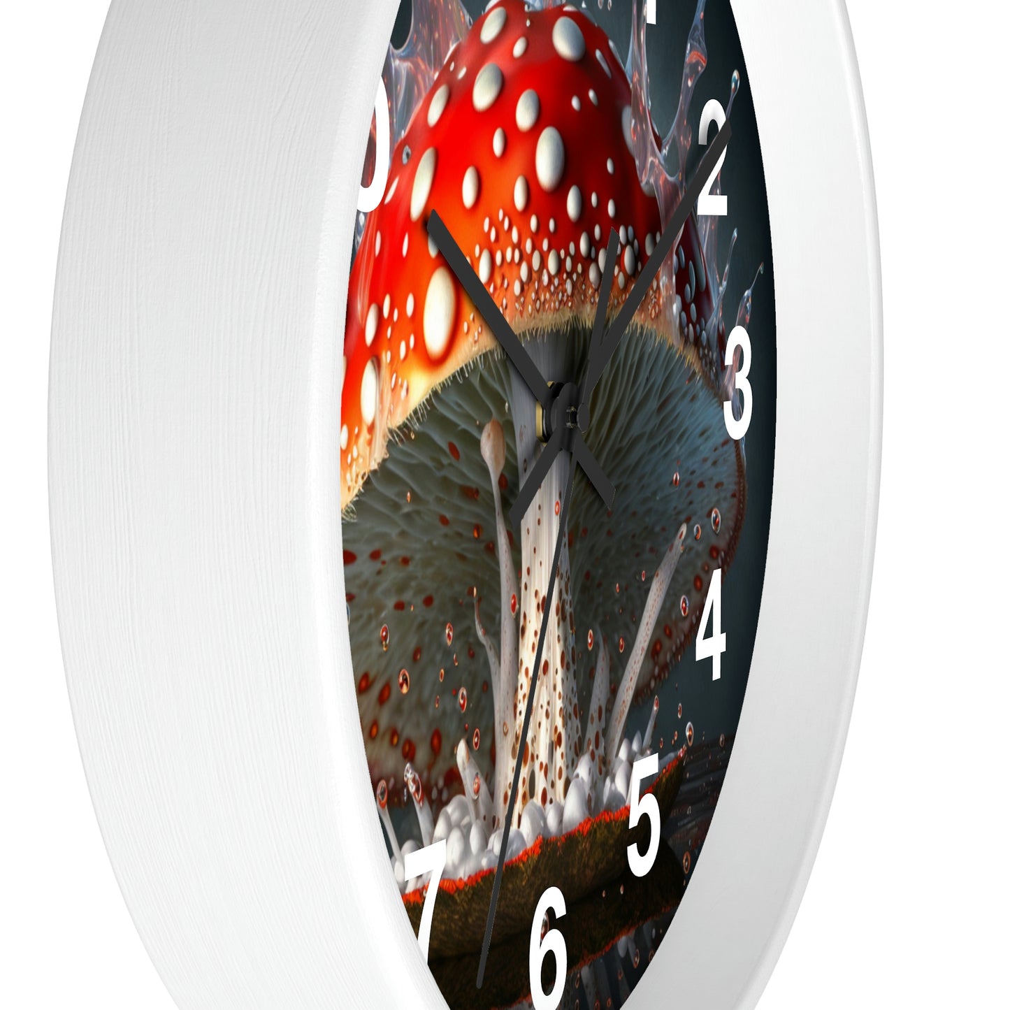 Amanita Dreams Wall Clock #3 w/ numbers