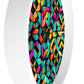 Geometric Wall Clock #2 w/ lines