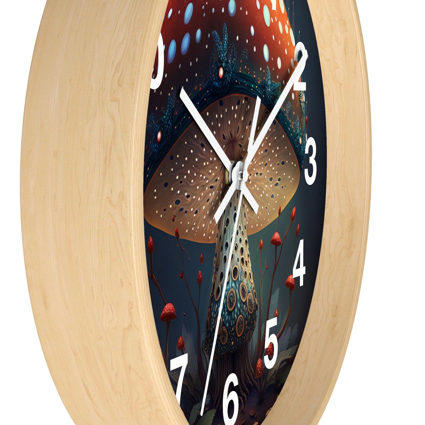 Amanita Dreams Wall Clock w/ numbers