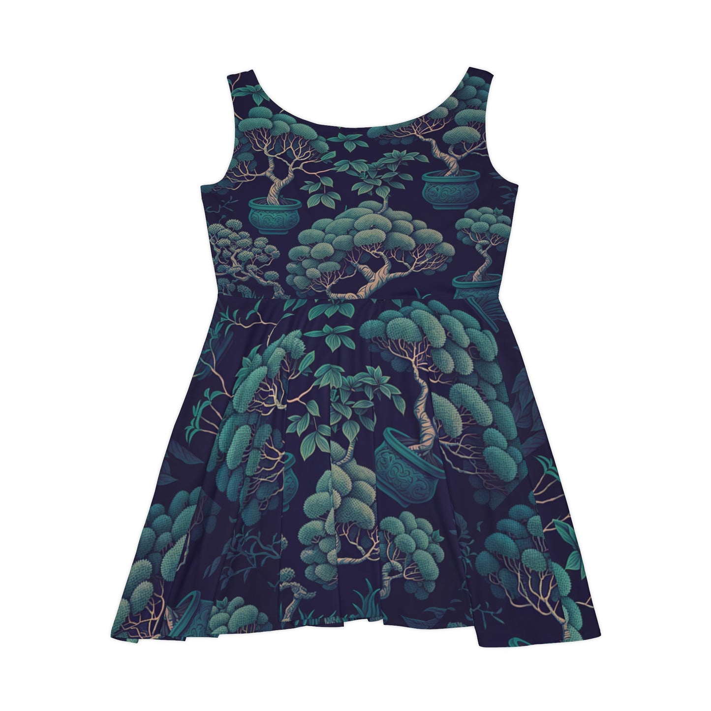 Bonsai Tree Pattern Women's Skater Dress