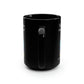 "Falcon Actual" Blue Falcon Black Mug, 15oz