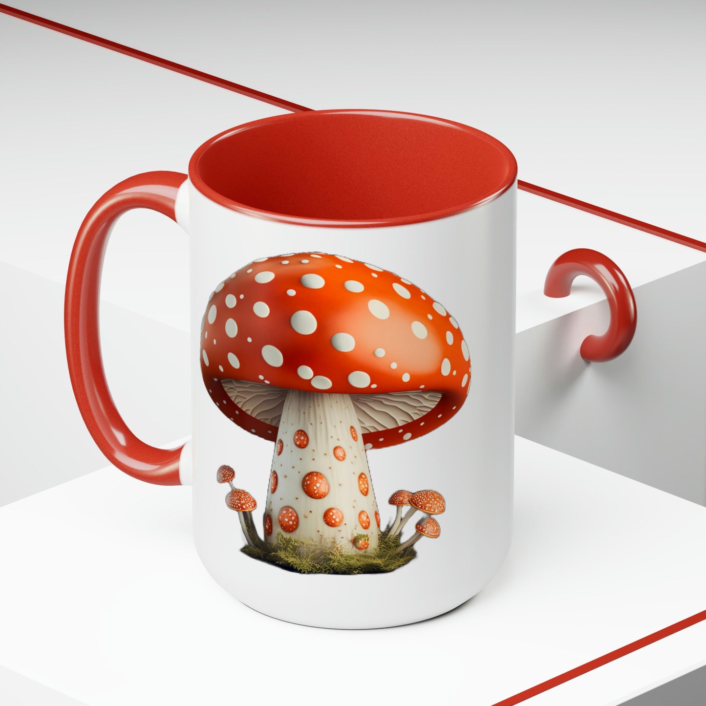 Amanita-Mushroom Coffee Mug, 15oz