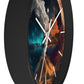 Duality Wall Clock #3 w/ lines