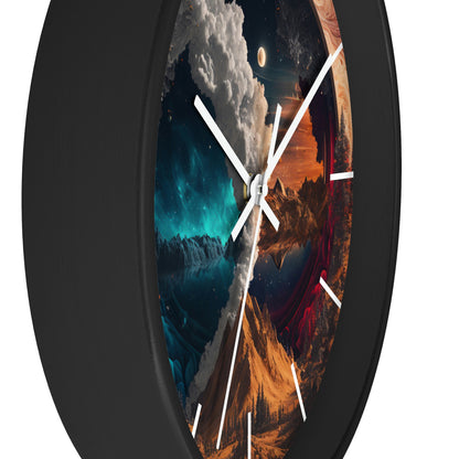 Duality Wall Clock #3 w/ lines