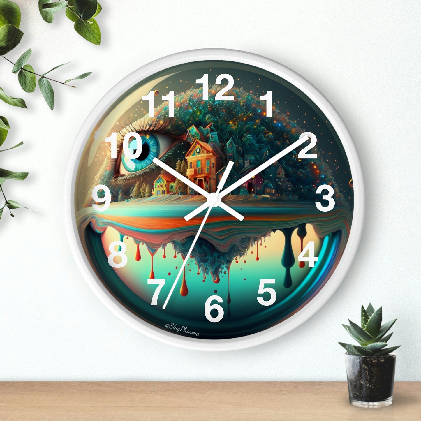 Other Worlds Wall Clock #2 w/ numbers