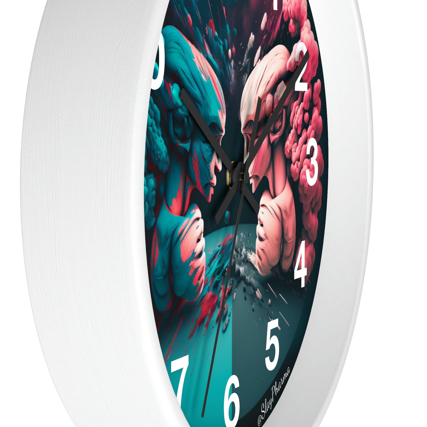 Duality Wall Clock #2 w/ numbers