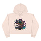 Lotus Life Crop Hoodie