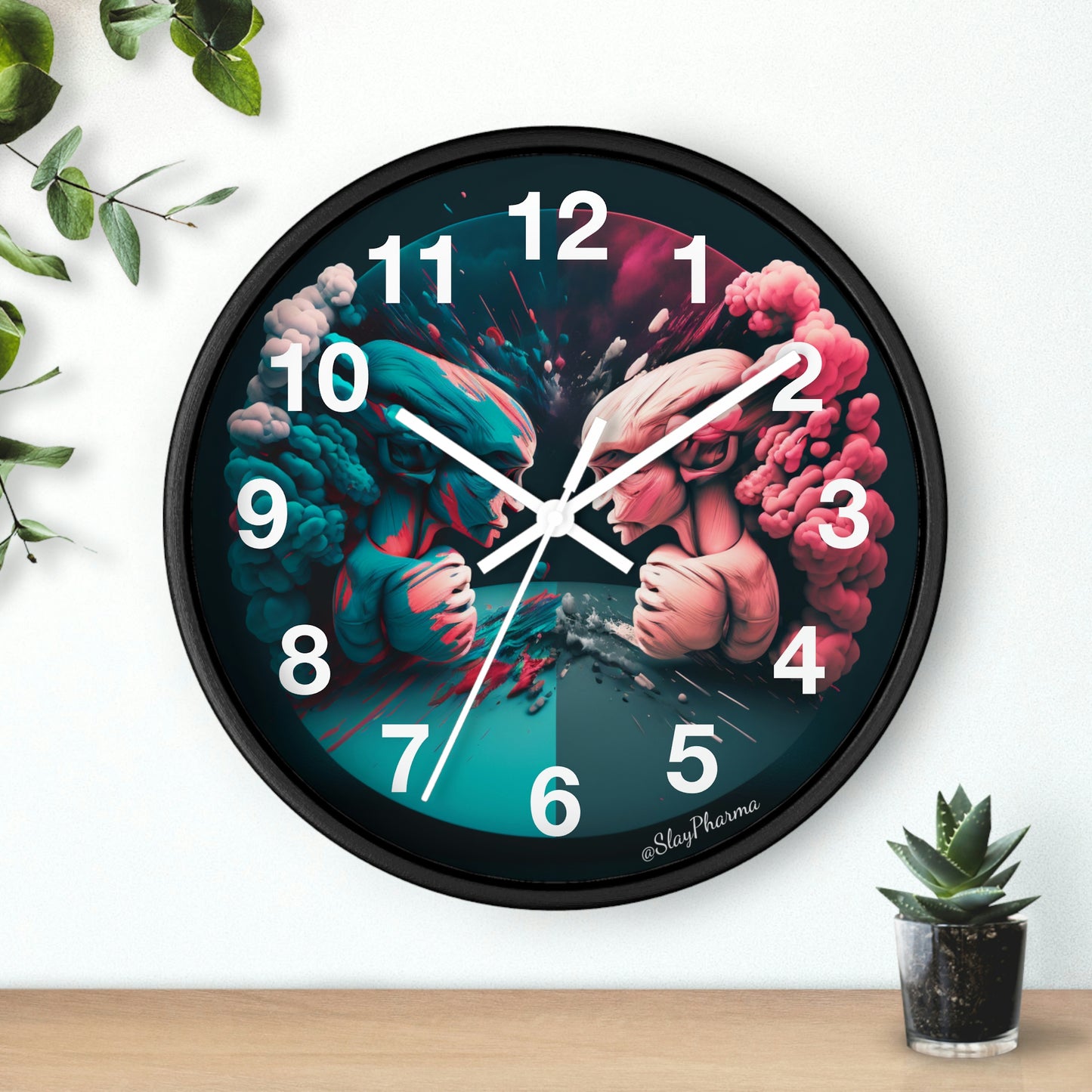 Duality Wall Clock #2 w/ numbers