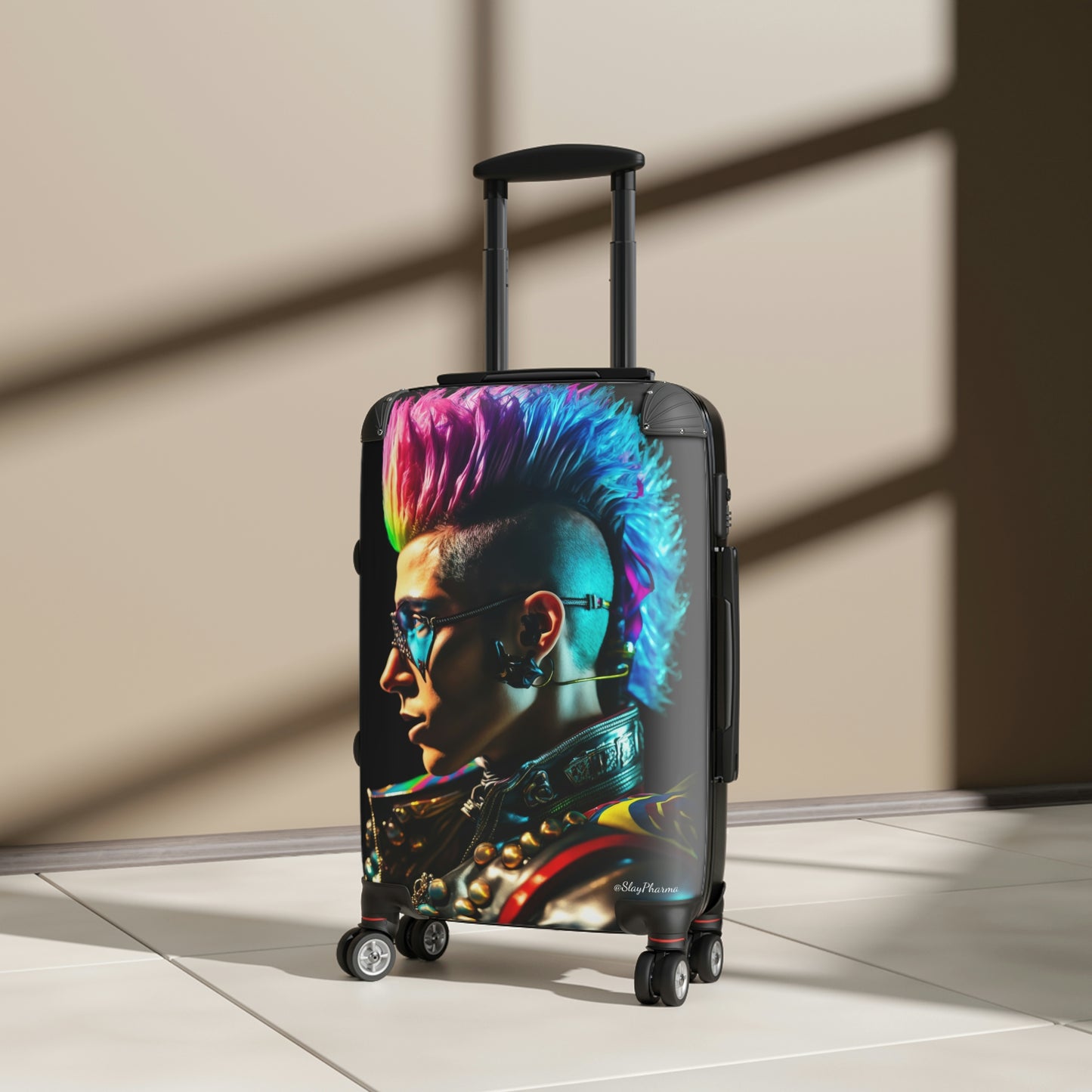 "Cyber Punk Rocker" Suitcases