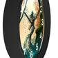 Mermaid Wall Clock w/ numbers
