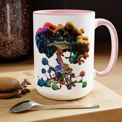 Tree of Infinite Possibility Mushroom Coffee Mug, 15oz