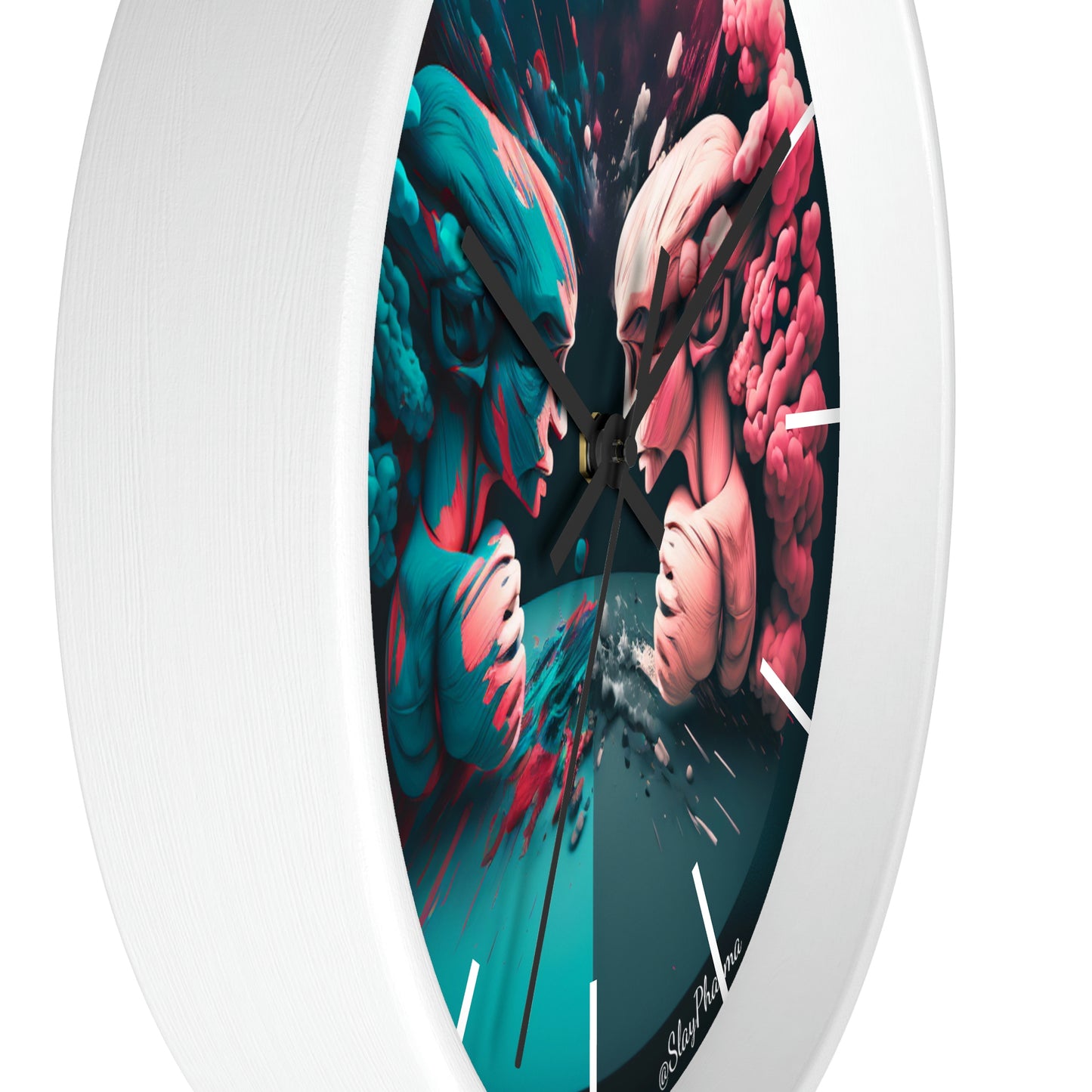 Duality Wall Clock #2 w/ lines