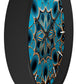 Muqarnas pattern Wall Clock #2 w/ lines